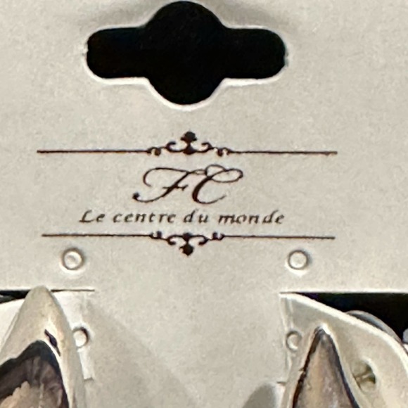 Silver Drop W/Pearl Earrings NWT - Picture 6 of 6